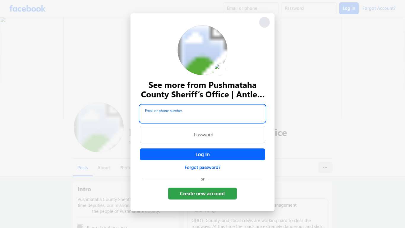 Pushmataha County Sheriff’s Office Antlers OK Facebook